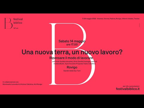 UNA NUOVA TERRA, UN NUOVO LAVORO?