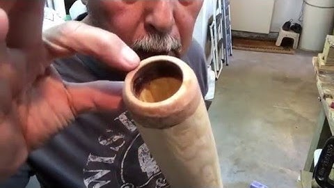 Making a Didgeridoo part 10