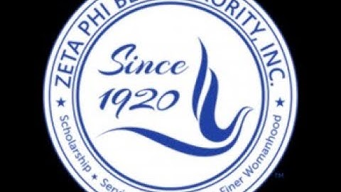 Zeta Phi Beta Sorority, Inc., Rho Sigma Zeta Chapter Finer Womanhood Video