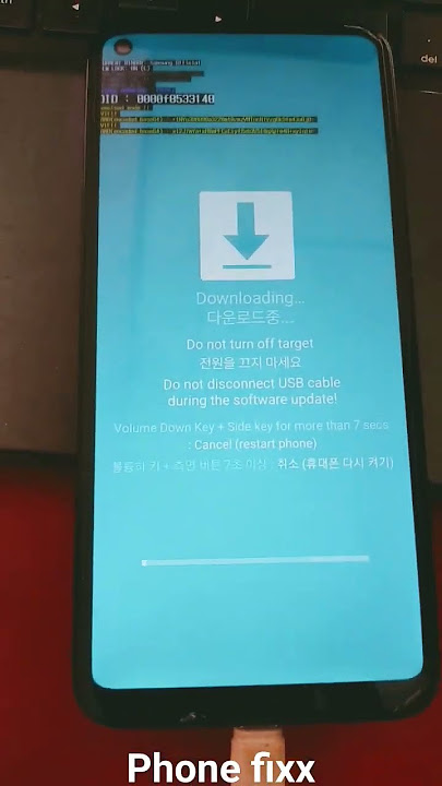 Samsung M11 After Update Stuck On Logo #phonefixx