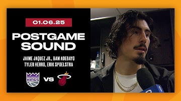 Jaime Jaquez Jr., Bam Adebayo, Tyler Herro, Erik Spoelstra | Postgame Interview | January 6, 2025