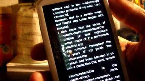 The PSP Go Book Reading Experience