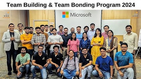 Microsoft I Team Building I Team Bonding I TeamWorks