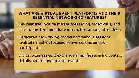 What Are Virtual Event Platforms And Their Essential Networking Features? - Everyday-Networking