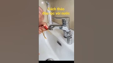 Cách tháo vòi nước #shorts