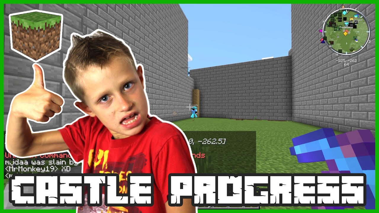 Building the 3rd Part of the Castle / Minecraft - YouTube