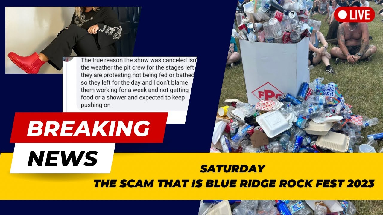 Saturday At Blue Ridge Rock Fest 23, filth, rain and crushed dreams