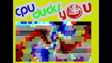 cpu ducks you! by CyberPunks Unity (Demo 2006 ZX Spectrum)