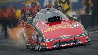 Courtney Force runs low in qualifying at the #ReadingNats