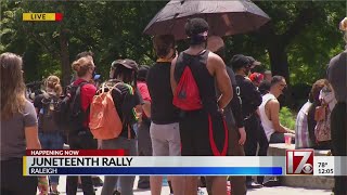 Juneteenth rally being held in downtown Raleigh