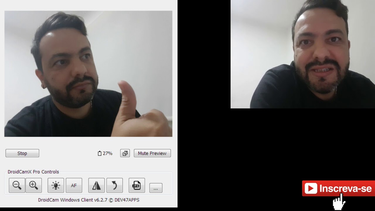 DROID CAM X EU COMPREI COMO FUNCIONA CAMERA DO CELULAR COMO WEBCAM ...