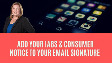 Add IABS & Consumer Protection Notice To Your Gmail Email Signature