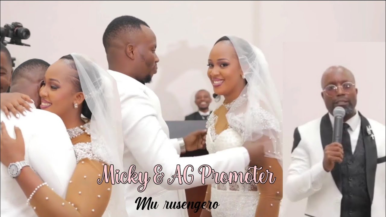 Ubukwe bwa Micky na AG Promoter Mu rusengero/ Micky mu gatimba| Pastor Cyuma arabasezeranyije