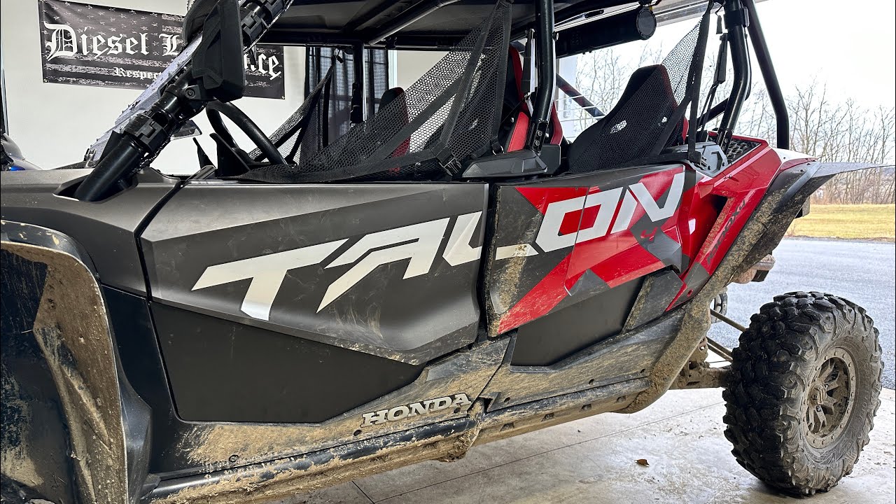 Установка и обзор нижних дверных панелей Kemimoto для Honda Talon 1000x4 2020 года выпуска.