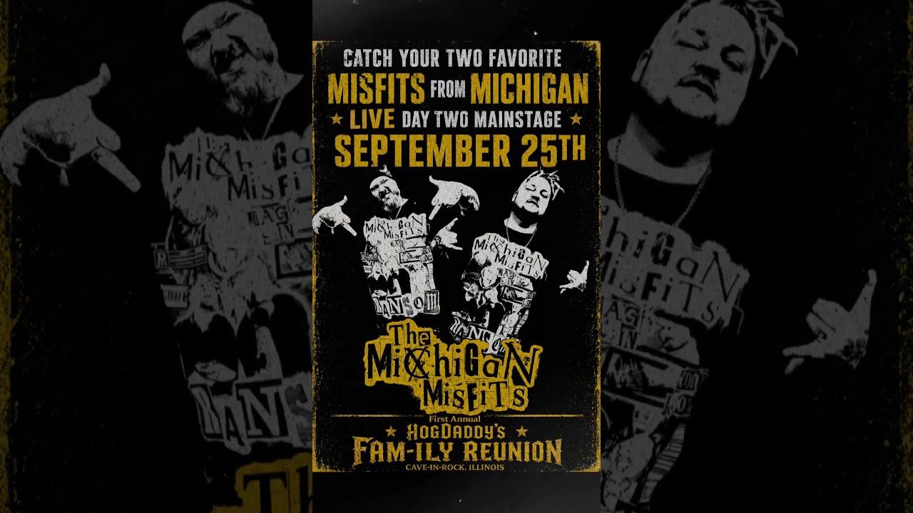 September 25th you can catch your two favorite Misfits from Michigan LIVE at Cave-In-Rock, IL