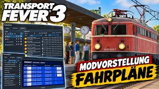 Transport Fever 3 Mod Showcase: The TIMETABLE MOD fully explained! | Tutorial