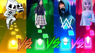 Frozen VS Marshmello VS Alan walker VS Black Pink -Tileshop#CNMUSICGAMER screenshot 5
