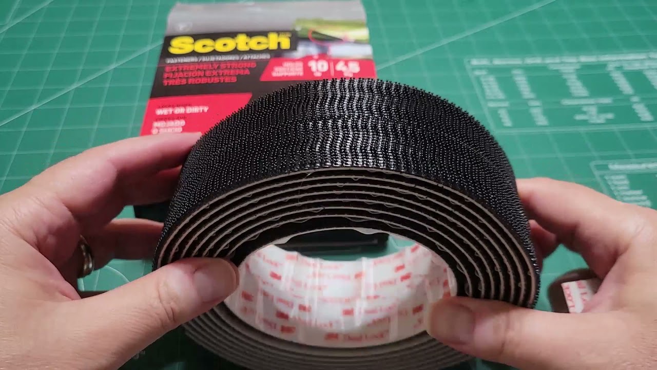 Look @VELCRO Heavy Duty Tape Adhesive 15 Ft x 2 Inches Holds 10