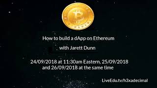 Intro How to build a dApp on Ethereum