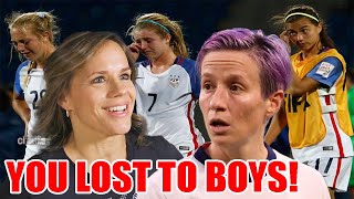 Olympic gymnast CRUSHES Megan Rapinoe! Reminds her she got DESTROYED by little boys in soccer match!