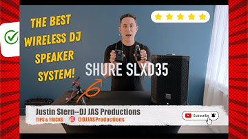 The BEST wireless speaker rig for DJs. The Shure SLXD35 Wireless system for DJs.