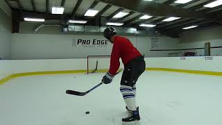 Wood vs Carbon Hockey sticks slap shot test by Ron Winter
