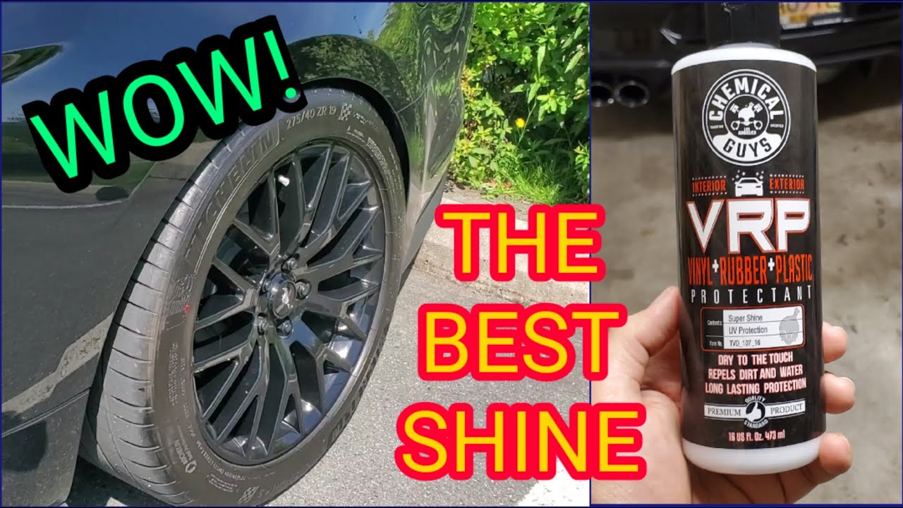 CHEMICAL GUYS VRP REVIEW & RESULTS *VINYL/RUBBER/PLASTIC SHINE* YouTube