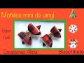 Cómo hacer Moñito mini de Vinil / mini vinyl hair bow/ par de Moñitos navideños