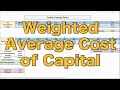 How to Calculate Weighted Average Cost of Capital in Excel! (WACC in Excel)