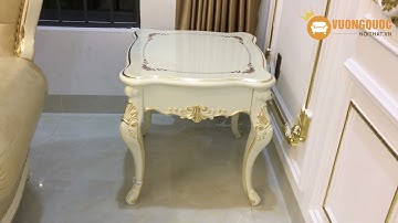 Hoàn thiện mẫu bàn trà vuông phong cách tân cổ điển sang trọng tại nhà chị Thảo - Vũng Tàu