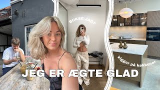 VLOG; på bukse-jagt, kigger på køkken til lejlighed & is på havnen