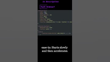 💻 CSS 53c 💻  transition timing functions 💻 #css #css3 #csscourse #html #html5 #omg