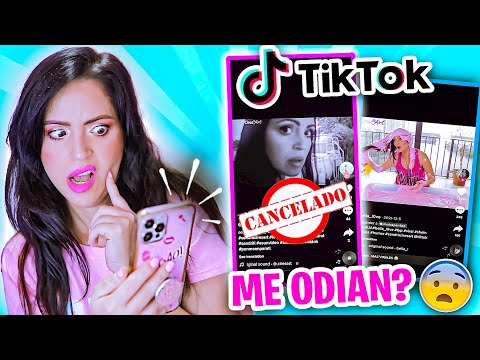 ERES MUY ABURRIDA 😬 REACCIONANDO a TikToks Sobre MI 😱 HATERS 😅 Sandra Cires Art