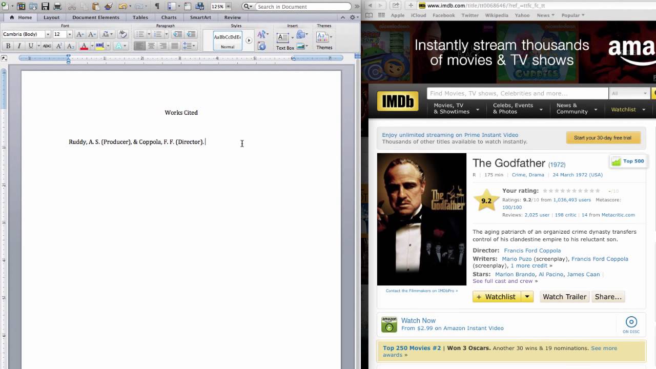 Do You Have To Cite A Movie In Apa?