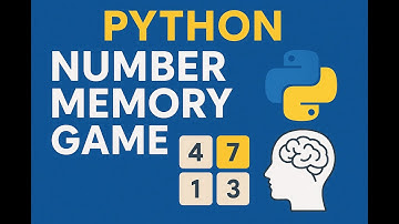How to make a simple number memory game in Python