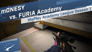 m0NESY vs. FURIA Academy - WePlay Academy League Season 1