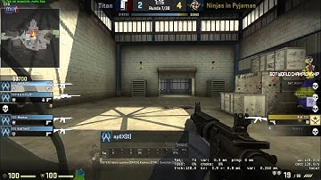 CS:GO Bot World Championship 2015 April 30th (Titan vs. NiP) - 1 / 8