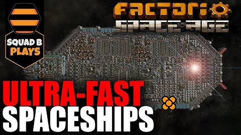 How I made the FASTEST Spaceship in Factorio Space Age - A guide on ship speed