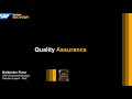 Sap business bydesign  quality assurance  leverage technologies