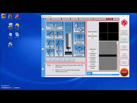 UCCNC and my Probe screen