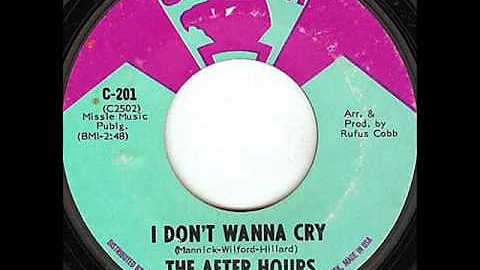 After Hours - I Don't Wanna Cry