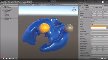 Marching Cubes Render Modes: Mesh & Splats