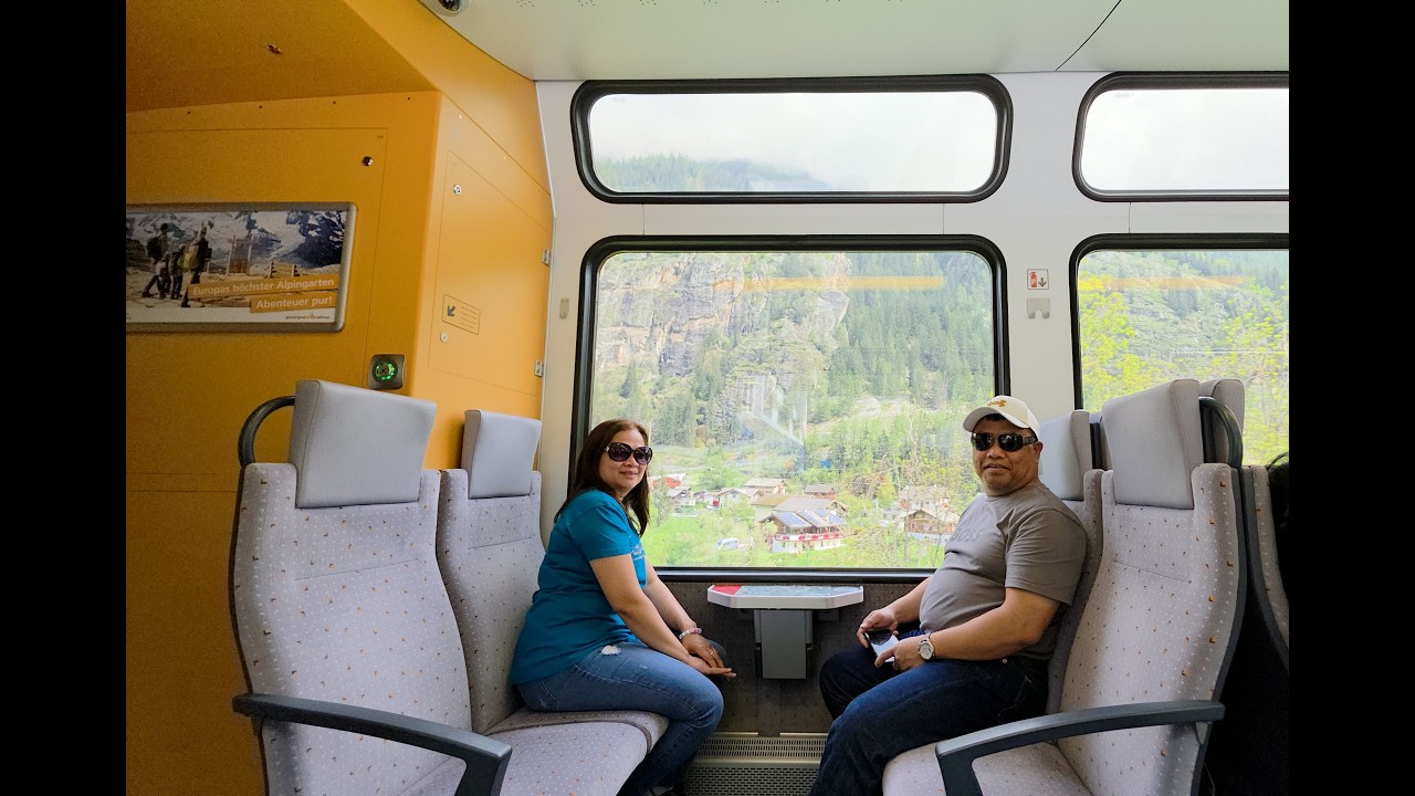 Visp to Zermatt Switzerland Train Ride