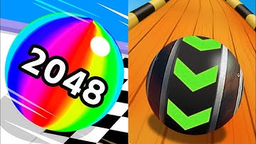 Ball Run 2048 vs Sky Rolling Ball 3D - All Levels  Gameplay Android iOS - Big New APK Update ROYBE