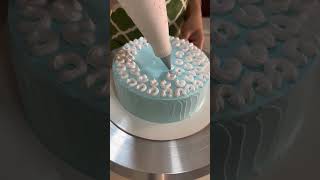 Simple and Easy Mini Cake Design #cakerecipe #cakemakingvideo #shortsviral 🎂💓