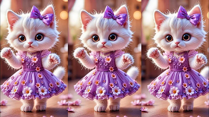 Watch the video about 🤣Cute Cat Videos🐈funny dance 😃 "Little Cat" Dance Along!🐱💃🏻 Dancing cats #funny