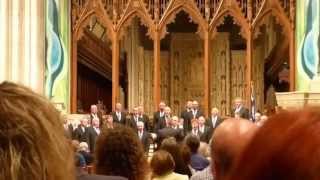 Penrhyn Welsh Male Voice Choir Battle Hymn in the National Cathedral Washington DC