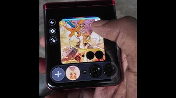 GIFs and Animations on Moto RAZR cover screen!