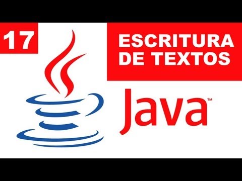 Video: ¿Cómo se escribe texto en Java?