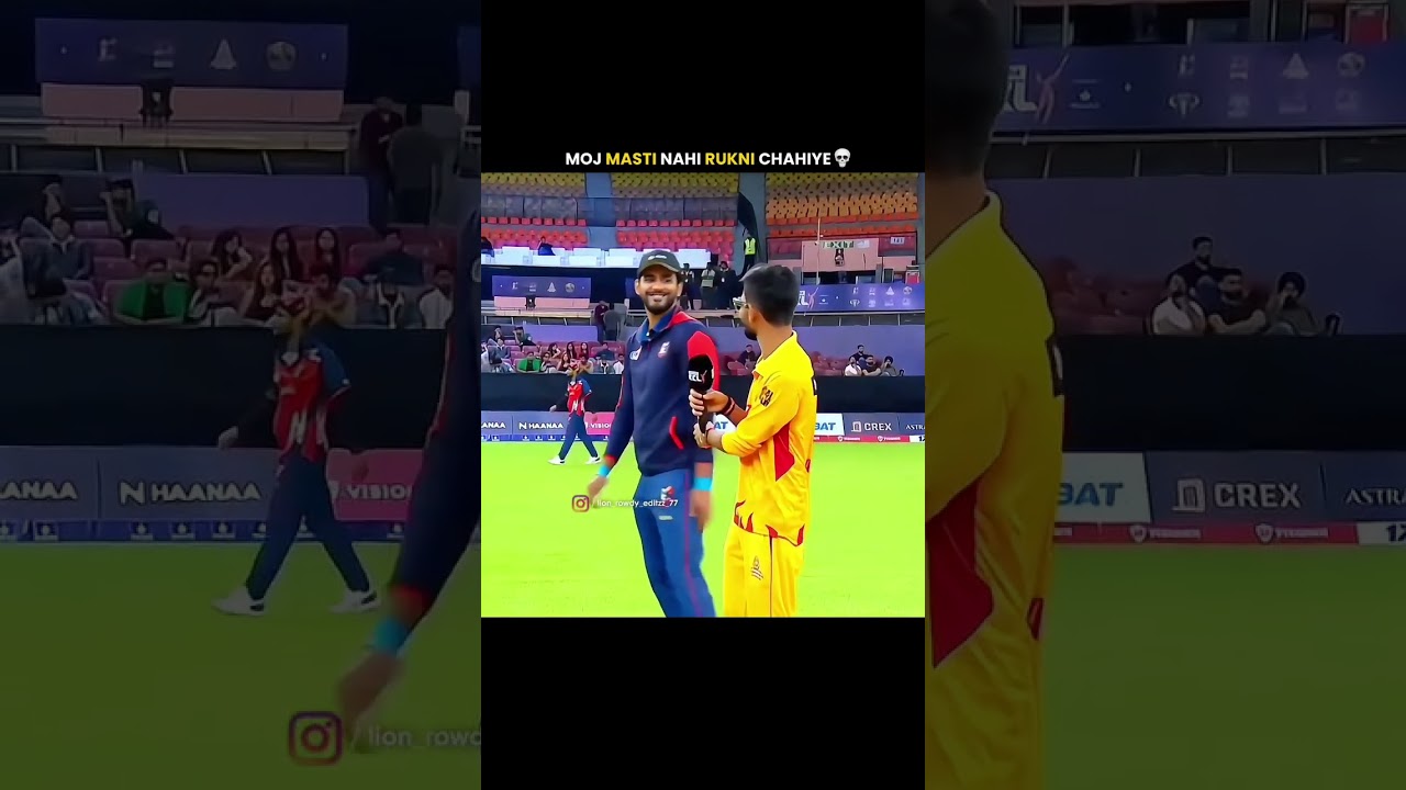 Ecl moj masti nahi rukni chahiye cricket celebration ECL army system 